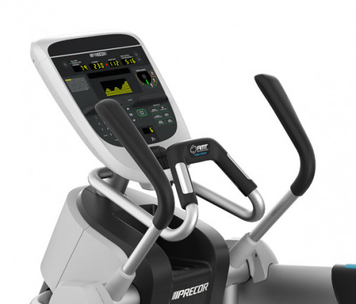 Адаптивный эллиптический тренажер PRECOR AMT Open Stride 835 (черный/темно-серый) с консолью P30