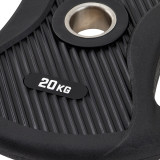 Диск олимпийский обрезиненный с двумя хватами 20 кг REBEL