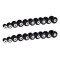 Гантельный ряд ZSO 2,5 кг - 25 кг (10 пар), шаг 2,5 кг, BASIC