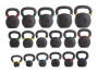 Гиря чугунная с цветным кольцом 2 кг (модель: К-3) VictoryFit VF-KCR020