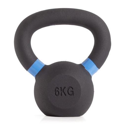 Гиря чугунная с цветным кольцом 6 кг (модель: К-3) VictoryFit VF-KCR060