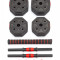 Гантели гексагональные разборные с грифом, 15 кг. (2 шт. х 7,5 кг.) VictoryFit VF-DН150 Гантели гексагональные разборные с грифом, 15 кг. (2 шт. х 7,5 кг.) VictoryFit VF-DН150