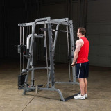 Машина Смита Body Solid GS348Q с тягой (стек 90кг) и батерфляем