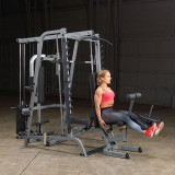 Машина Смита Body Solid GS348Q с тягой (стек 90кг) и батерфляем