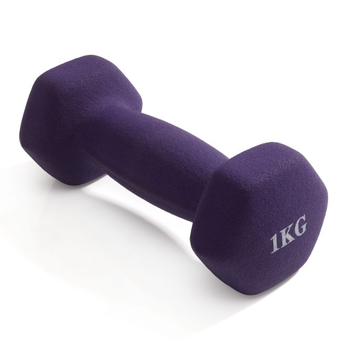 Гантель неразборная гексагональная неопрен 1 кг (2 штуки) VictoryFit VF-DHN010-2 Гантель неразборная гексагональная неопрен 1 кг (2 штуки) VictoryFit VF-DHN010-2