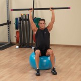 Мяч гимнастический Ø75 см синий BODY-SOLID