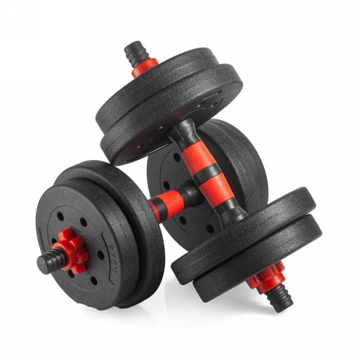 Гантели разборные с грифом, 10 кг. (2 шт. х 5 кг.) VictoryFit VF-DС100 Гантели разборные с грифом, 10 кг. (2 шт. х 5 кг.) VictoryFit VF-DС100