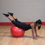 Мяч гимнастический Ø65 см красный BODY-SOLID