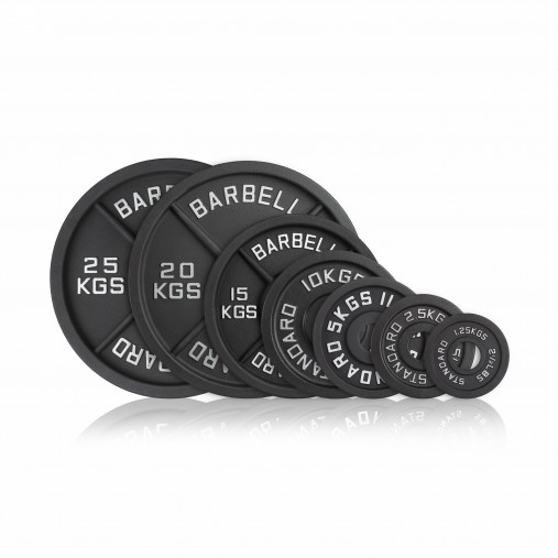 Диск олимпийский 51 мм. чугунный окрашенный VictoryFit VF-SC512500 (25 кг)