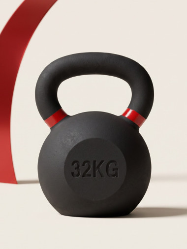 Гиря чугунная с цветным кольцом 32 кг (модель: К-3) VictoryFit VF-KCR320 Гиря чугунная с цветным кольцом 32 кг (модель: К-3) VictoryFit VF-KCR320