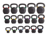 Гиря чугунная с цветным кольцом 44 кг (модель: К-3) VictoryFit VF-KCR440