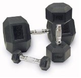 Гантели обрезиненные Body-Solid SDR9 (2х9 кг)
