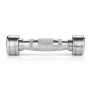 Гантель хром 1 кг (2 штуки) VictoryFit VF-CR010-2