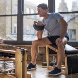 NOHrD Swing Turm Набор гантелей с подставкой, материал: ясень, общий вес: 40 кг 