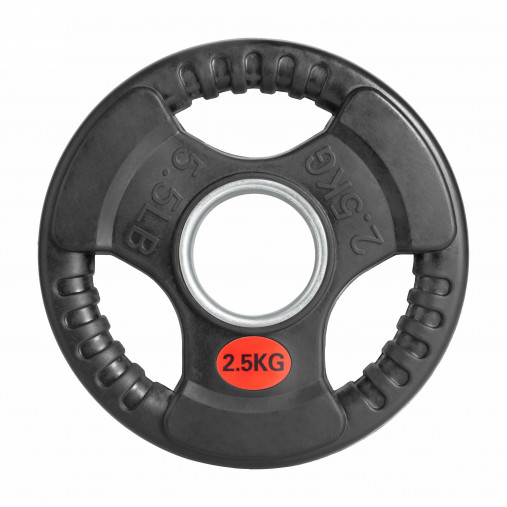 Диск олимпийский 51 мм. обрезиненный 2,5 кг. VictoryFit