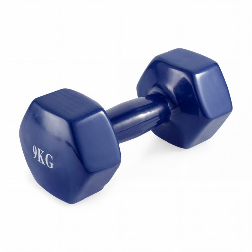 Гантель неразборная 9 кг. винил VictoryFit VF-DV090 Гантель неразборная 9 кг. винил VictoryFit VF-DV090