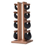NOHrD Swing Turm Набор гантелей с подставкой, материал: вишня, общий вес: 40 кг