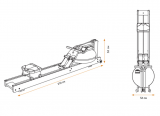 WaterRower Classic 300 (орех) S4 Гребной тренажер водный