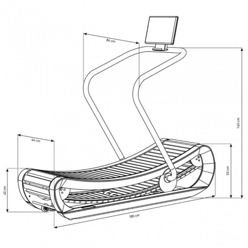Механическая беговая дорожка NOHrD SPRINTBOK, материал каркаса: дуб Механическая беговая дорожка NOHrD SPRINTBOK, материал каркаса: дуб
