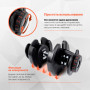 Пара гантелей с регулировкой веса Liveup LS2315 (5-40 кг) на подставке