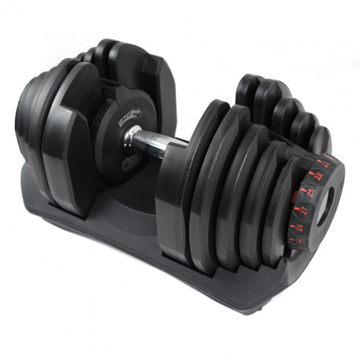 Пара гантелей с регулировкой веса Liveup LS2315 (5-40 кг) на подставке