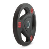 Диск 51 мм. полиуретановый с 3-мя хватами 25 кг VictoryFit олимпийский