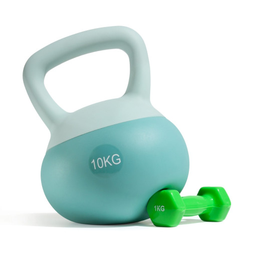 Гиря резиновая 10 кг VictoryFit VF-KR100 Гиря резиновая 10 кг VictoryFit VF-KR100