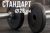 Диск 26 мм. пластиковый 1,0 кг VictoryFit VF-SPL260100