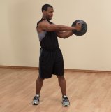 Медицинский мяч с рукоятками 25LB / 11.25 кг (черный) Body-Solid BSTDMB25