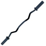 Гриф слабоизогнутый ф50 мм черный c замками Body-Solid OB47B