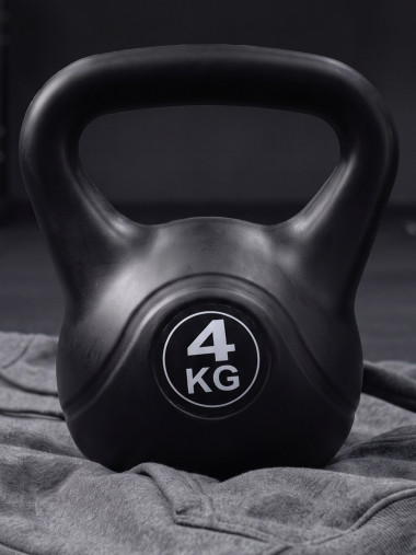 Гиря пластиковая 4 кг VictoryFit VF-KP040 Гиря пластиковая 4 кг VictoryFit VF-KP040