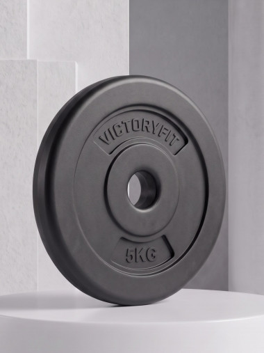 Диск 26 мм. пластиковый 5,0 кг VictoryFit VF-SPL26050 Диск 26 мм. пластиковый 5,0 кг VictoryFit VF-SPL26050