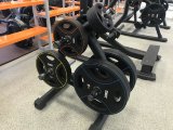 Диск олимпийский полиуретановый черный с четырьмя хватами 2.5 кг Original Fit.Tools ф50 мм