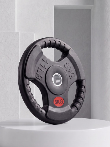 Диск 31 мм. обрезиненный с 3-мя хватами 5 кг, VictoryFit VF-S250500 Диск 31 мм. обрезиненный с 3-мя хватами 5 кг, VictoryFit VF-S250500