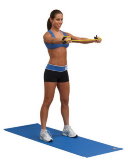Эспандер среднее сопротивление (красный) Body-Solid BSTRT3