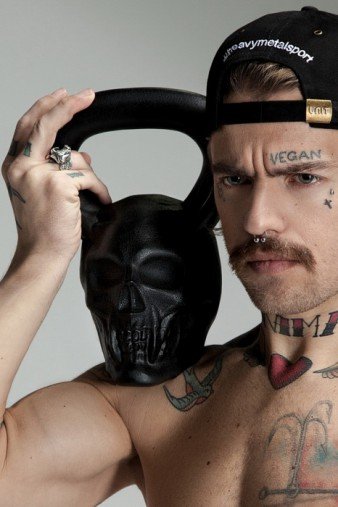 Гиря с характером "Демон" 16 кг Heavy Metal