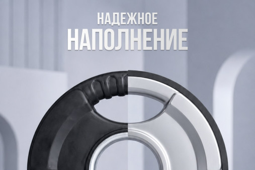 Диск 31 мм. обрезиненный с 3-мя хватами 25 кг, VictoryFit VF-S252500