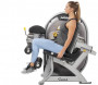 Сгибание ног сидя HOIST CL-3402 Club Line грузоблочный (рама: серебряный/ обивка: синий)