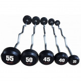 Aerofit AFBZ35-55 (AFB145-C/35-55KG) Набор изогнутых обрезиненных штанг, 35-55 кг