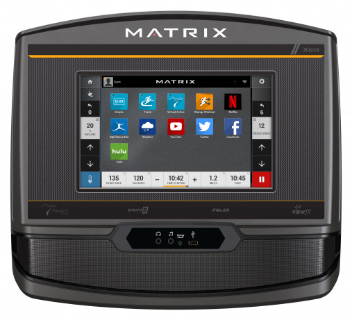 Эллиптический тренажер Matrix A30XER (сенсорный 10" дисплей) с автоматическим изменением длины шага