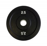 Диск бамперный 2,5 кг черный Original Fit.Tools ф50 мм