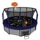 Батут UNIX line SUPREME GAME 16 ft (blue) + Basketball