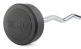 Штанга неразборная обрезиненная 30 кг. Изогнутый гриф VictoryFit VF-DX5300 Штанга неразборная обрезиненная 30 кг. Изогнутый гриф VictoryFit VF-DX5300