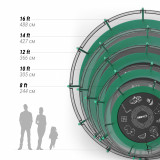 Батут UNIX line 8 ft (2.44 м) SUPREME GAME (green)