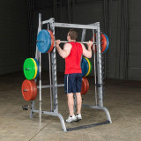 Машина Смита Body Solid GS348Q с тягой и стеком 90 кг