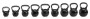 Гиря с резиновым покрытием 8 кг (модель: К-6) VictoryFit VF-KRU080
