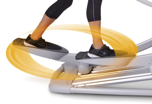 Эллиптический тренажер Octane Fitness Pro 3700, два возможных параметра длины шага: 520 или 610 мм