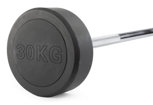 Штанга неразборная обрезиненная 30 кг. Прямой гриф VictoryFit VF-DX4300 Штанга неразборная обрезиненная 30 кг. Прямой гриф VictoryFit VF-DX4300