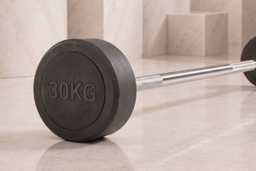 Штанга неразборная обрезиненная 30 кг. Прямой гриф VictoryFit VF-DX4300 Штанга неразборная обрезиненная 30 кг. Прямой гриф VictoryFit VF-DX4300