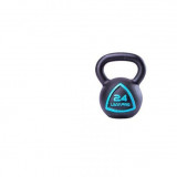 Чугунная гиря LIVEPRO Solid Cast Iron Kettlebell 20 кг, черный/синий